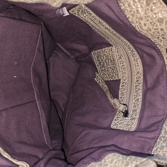 KOOBA  LEATHER METALLIC MINI CROSSBODY PURSE HANDBAG SATCHEL - Picture 5 of 6